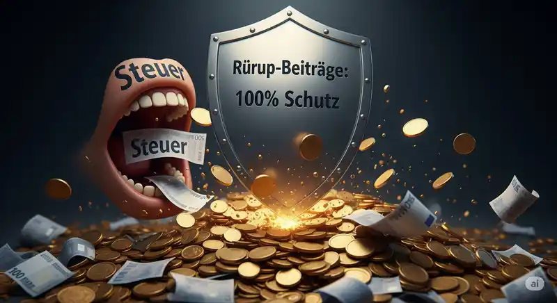Der Kernvorteil: 100% der Beiträge von der Steuer absetzen